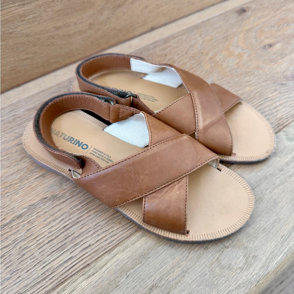Naturino Girls Tan Sandals